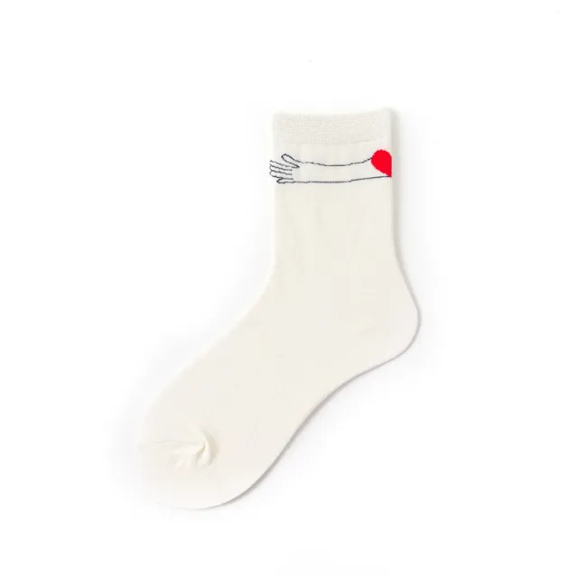 Cartoon Art Series Cute Childlike Illustration Socks Hand - Shop at LoveMi