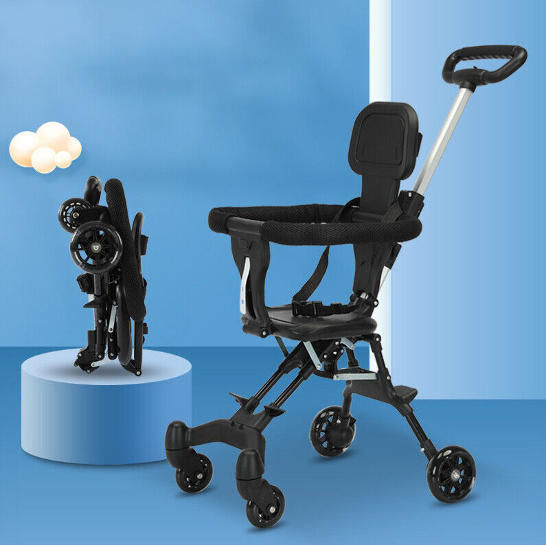 Lightweight Baby Stroller Pram Foldable Pushchair Travel Buggy Travel System UK 3