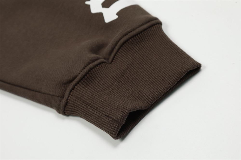 Niche Personality Horn Letter Print Hooded Sweater