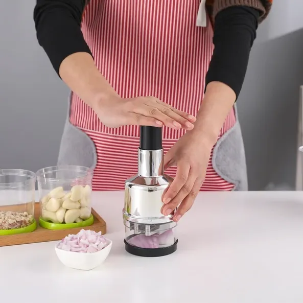 Vegetable Fruit Salad Onion Garlic Food Hand Chopper Cutter