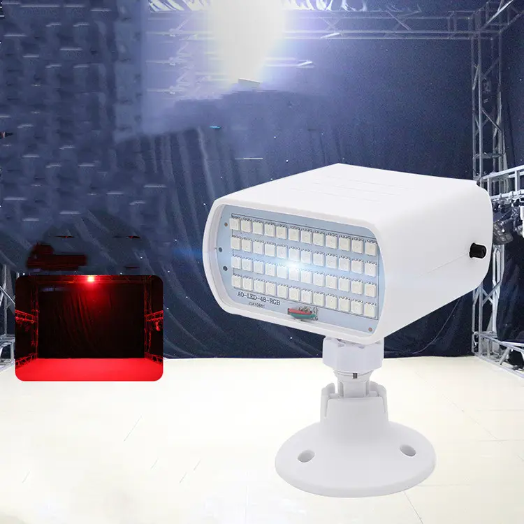 Sound Control 48pcs LED Frequency Stage Light Burst Laser