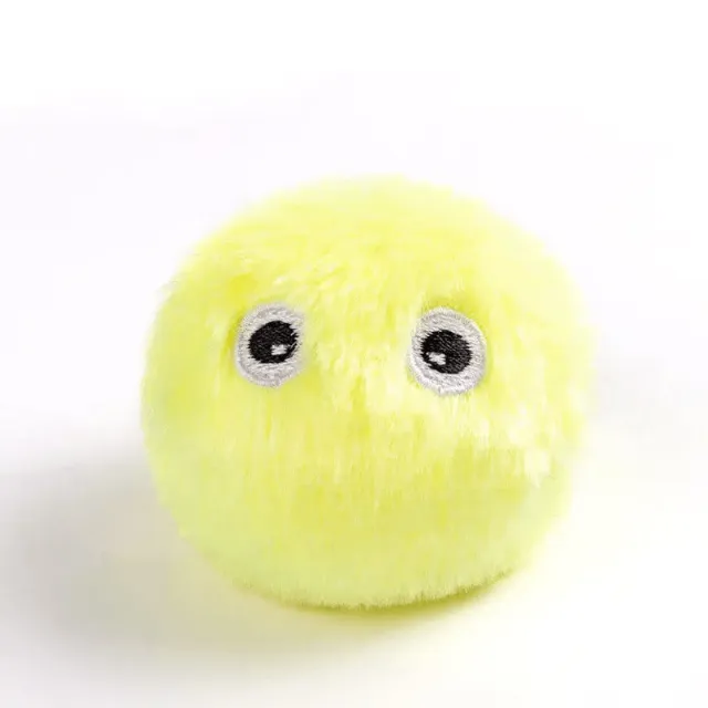 Summon Cat And Dog Toy Ball Interactive Gravity Ball Pet Supplies Cat Toy Bird Call Ball To Attract Pets Yellow - Shop at LoveMi