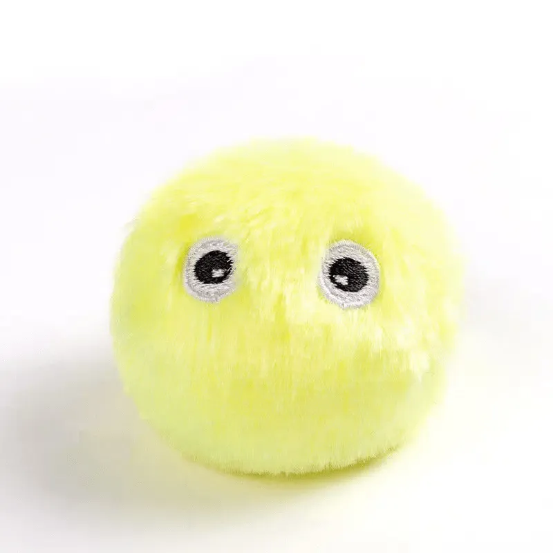 Summon Cat And Dog Toy Ball Interactive Gravity Ball Pet Supplies Cat Toy Bird Call Ball To Attract Pets - Yellow