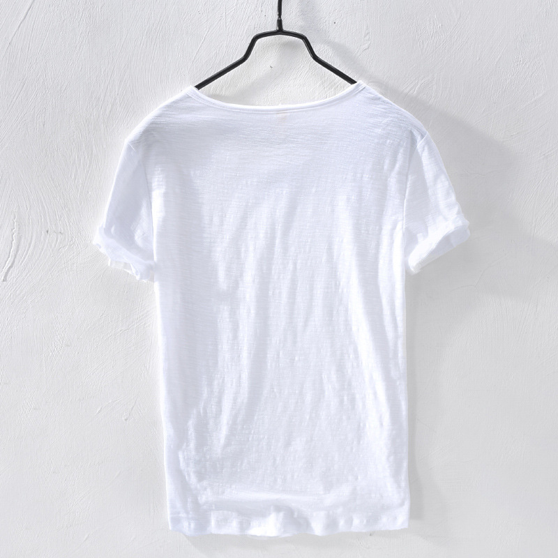 Title 3, T-shirt Uomo in Cotone Sottile e Traspirante, V...