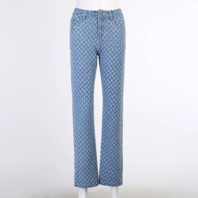 Autumn New Slim Ladies Casual Pants Blue - Shop at LoveMi