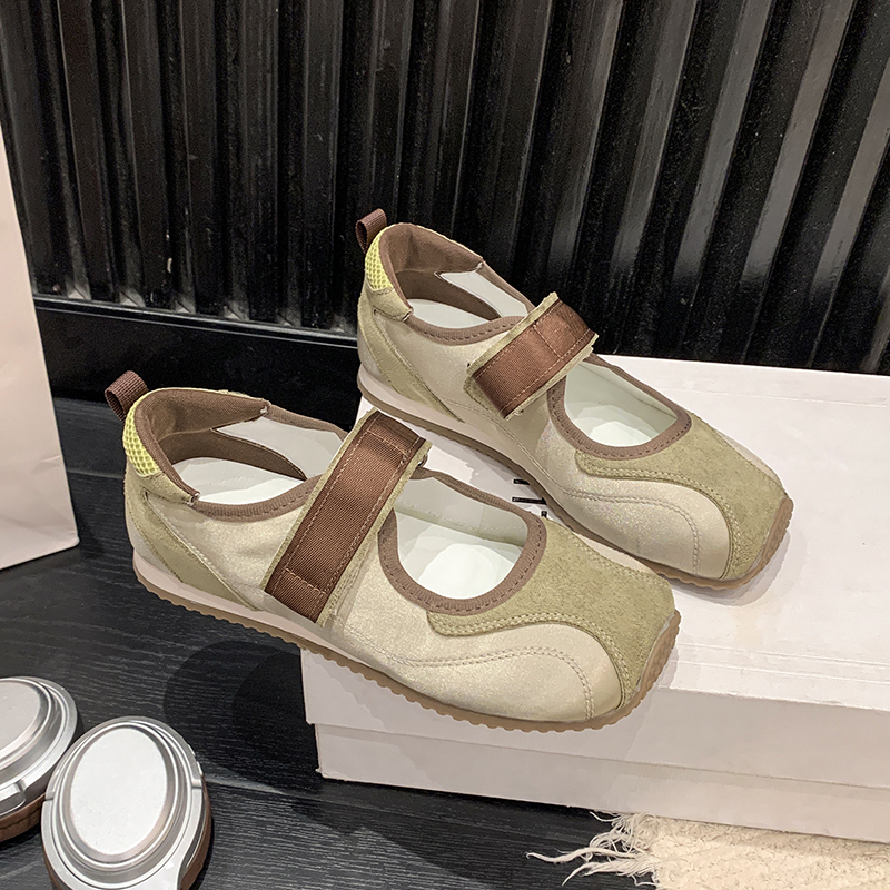 Suede Mary Jane Flats, picture 2 of 4