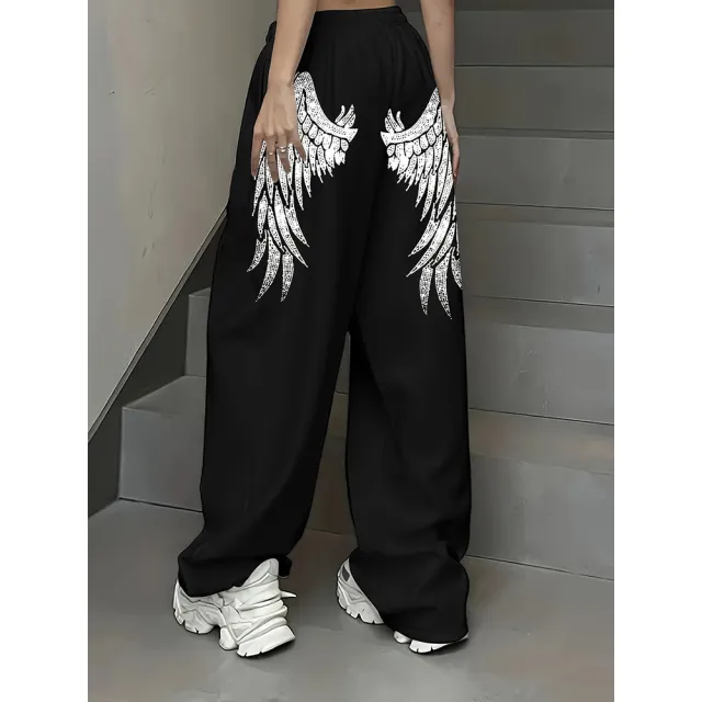 High Street Hip hop Trendy Casual Pants Summer Loose Niche Straight Versatile Long Pants Black8 - Shop at LoveMi