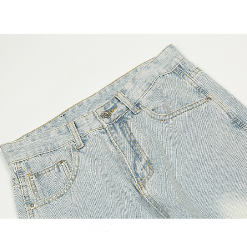 Title 8, Europees en Amerikaans retro flared jeans met r...