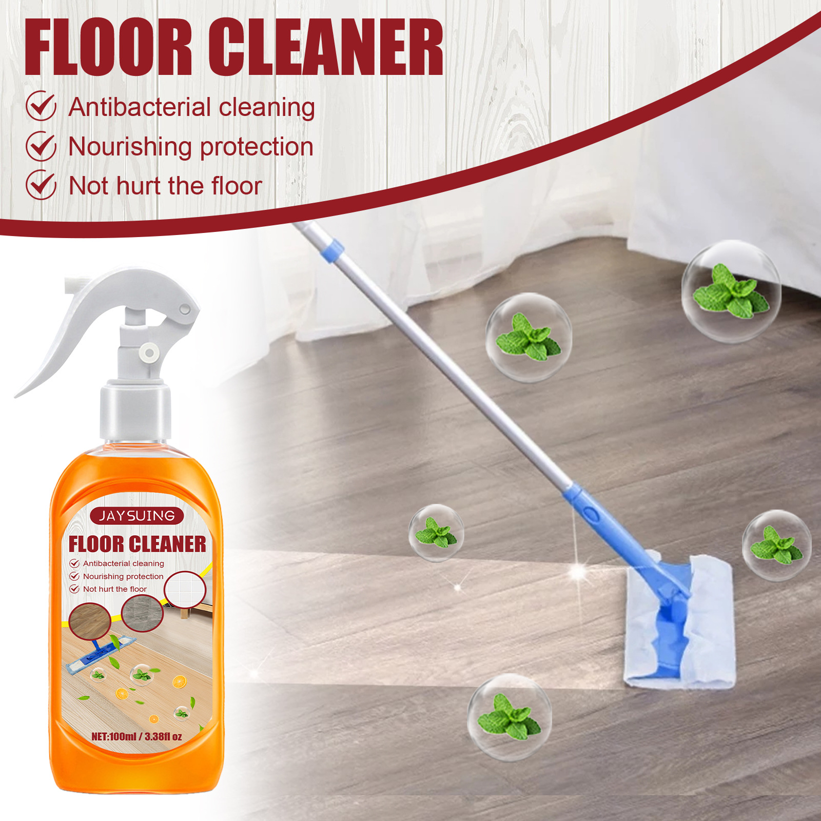 Antibacterial Wood Floor Cleaner