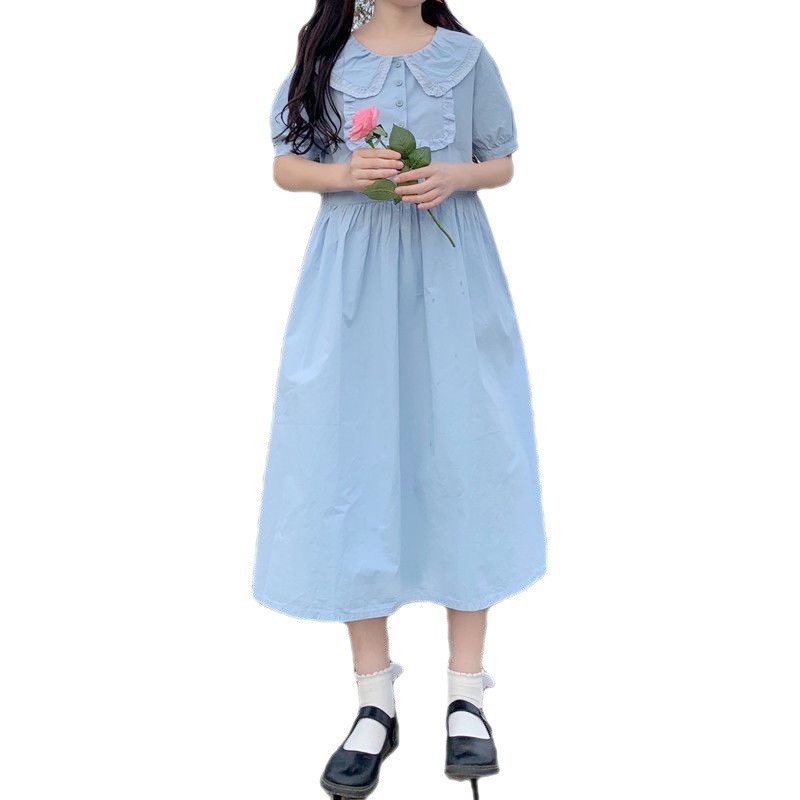 New Junior High School Students Korean Sweet And Cute Long Skirt