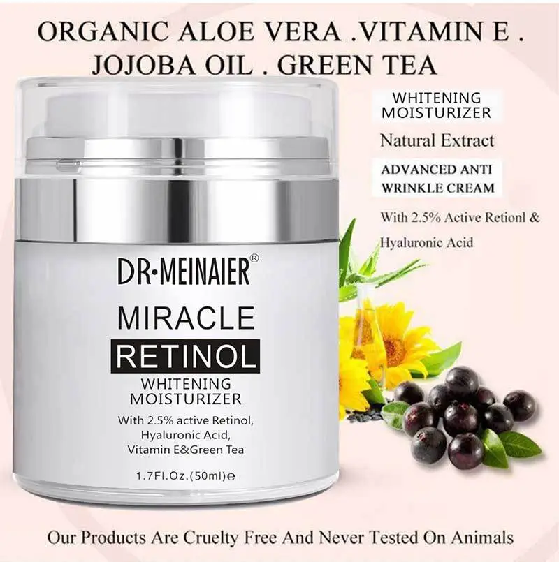 Retinol Moisturizing Cream Shrinks Pores And Restores Skin Care – image 5