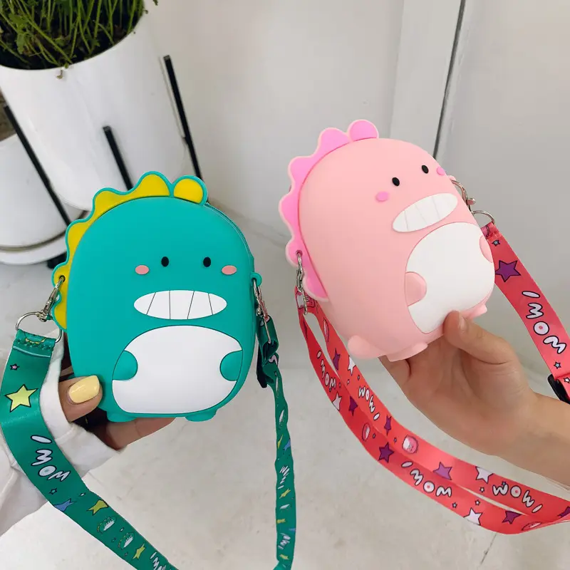 Silicone Small Bag Cartoon Dinosaur Shoulder