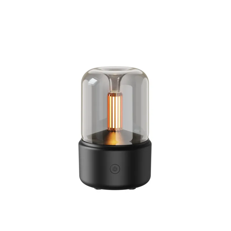 Atmosphere Light Humidifier Candlelight Aroma Diffuser Portable 120ml Electric USB Air Humidifier Cool Mist Maker Fogger 8-12 Hours With LED Night Light – image 7