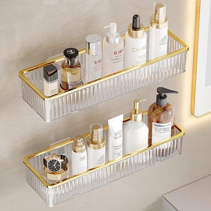 Title 1, Bathroom Punch-free Wall-mounted Storage Rack