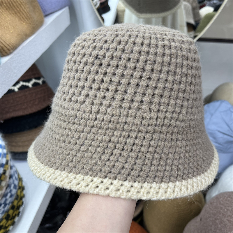 قبعة صياد صوفية متعددة الاستخدامات للنساء