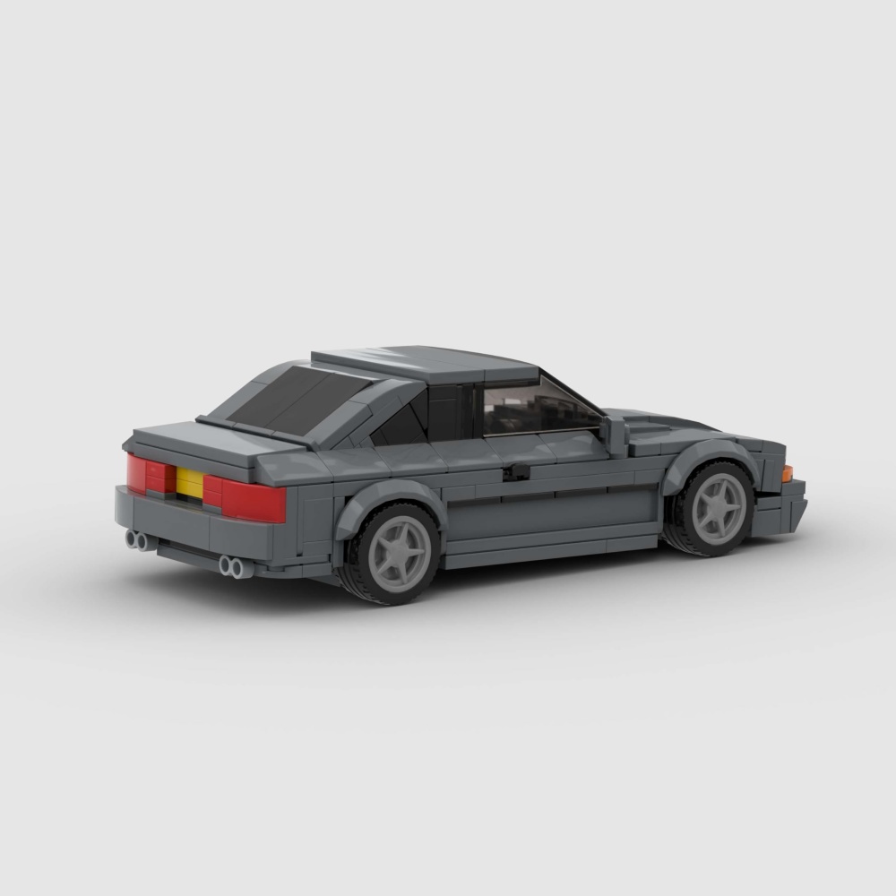 337PCS DIY Gray Sports Car Toy Building Set,City Building Bricks Building Blocks DIY Vehicles For Kids And Adults
