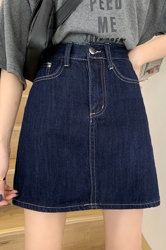 Hips Short Skirt Was Thin Skirt Trendy Ins