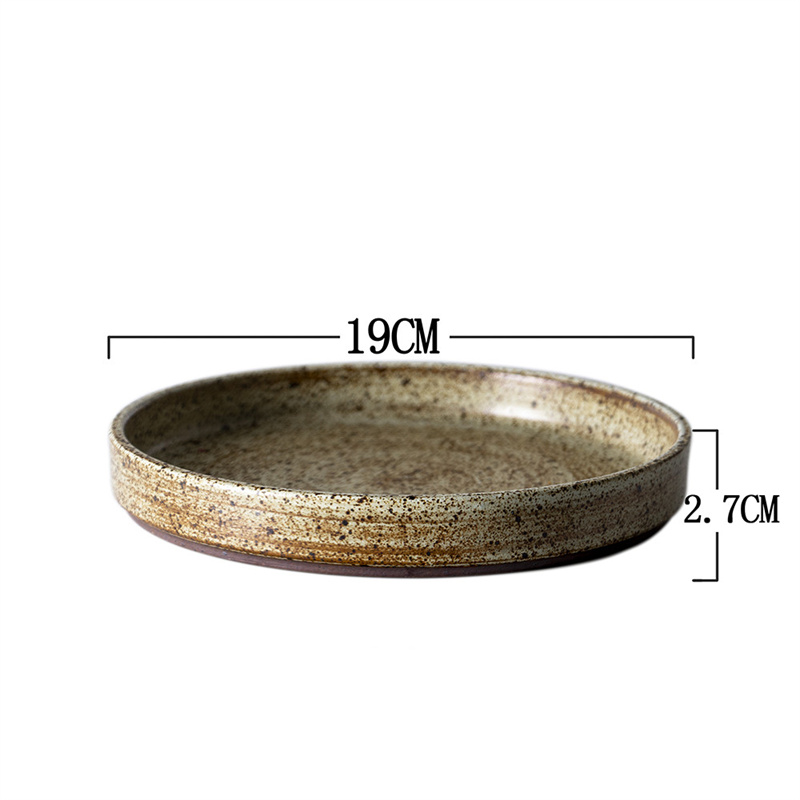 Title 3, Retro Style Fashion Simple Rough Pottery Tableware