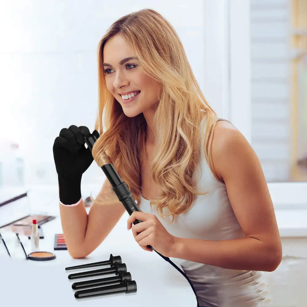 5p Ceramic Hair Curler Care Straight Pull Clip Electric