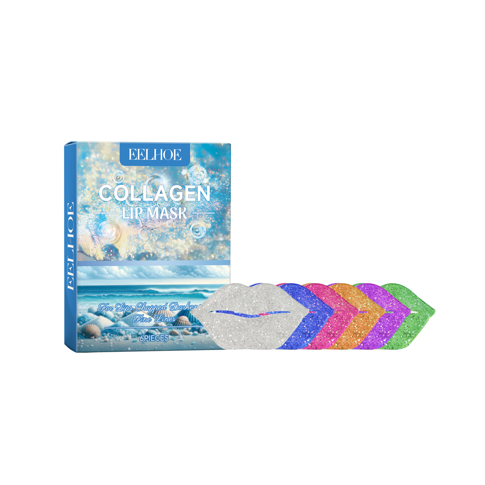 EELHOE Collagen Lip Mask, Prevents Dry Cracking, Fades Lip Lines, Removes Dead Skin, Moisturizes For Plump Lips 1Pcs - Shop at LoveMi