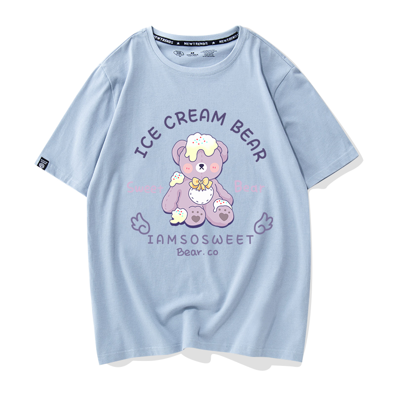 Title 6, Orso T-shirt A Maniche Corte Donna Allentata E ...