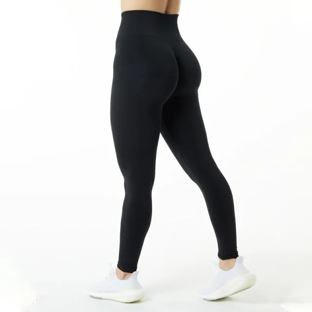 Fashionable New Tight High Waist Sports Pants For Women Black - Shop at LoveMi