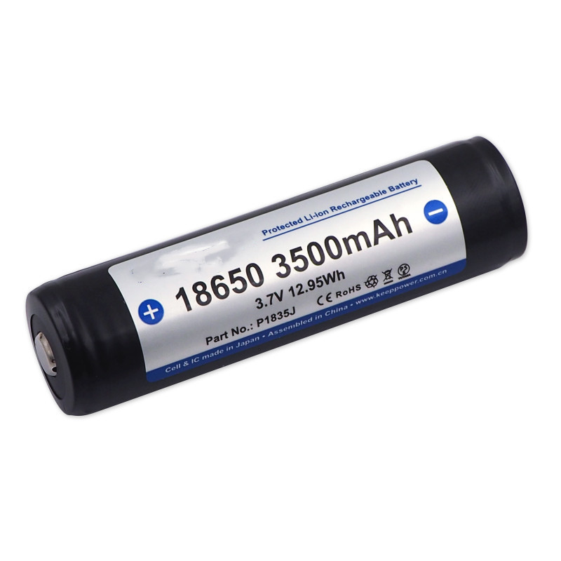 Title 2, 18650 3500mAh Flashlight Battery P1835J