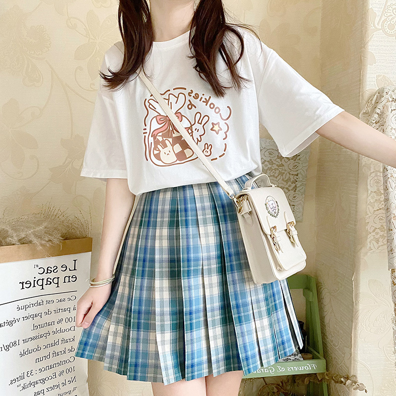 Women's Fashion Personality Pure Cotton Short Sleeve T-shirt