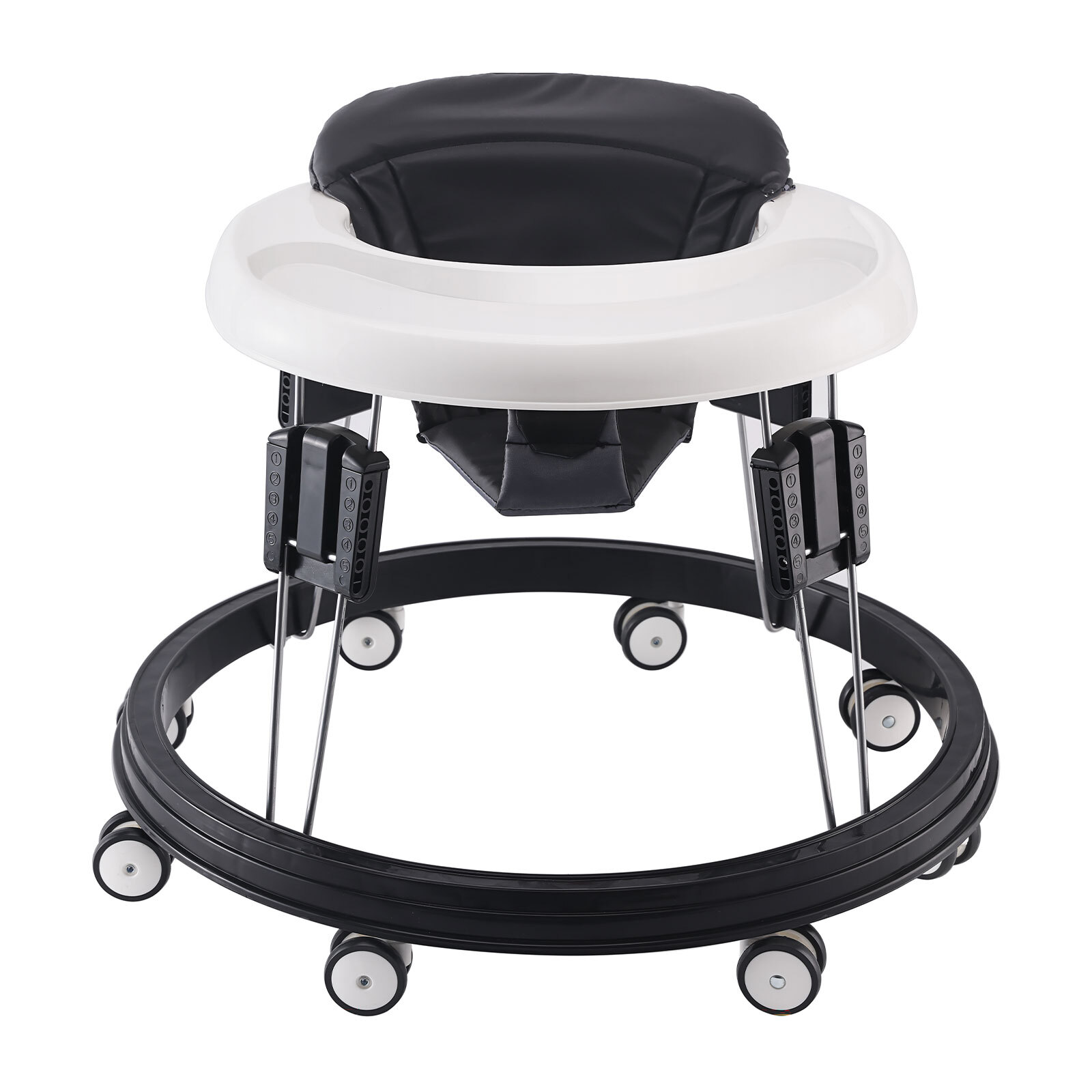 Portable Baby Walker Activity Toddler First Step Push Along Walk Bouncer Folding 4