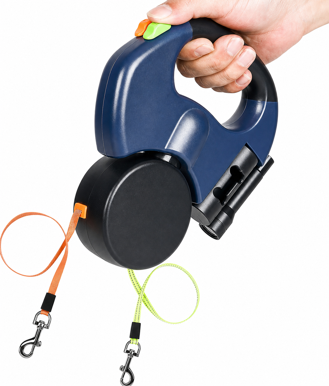 Dual Pet Leash Retractable Reflective Lead 360 Swivel Double Dog Walking Leash thumbnail 5