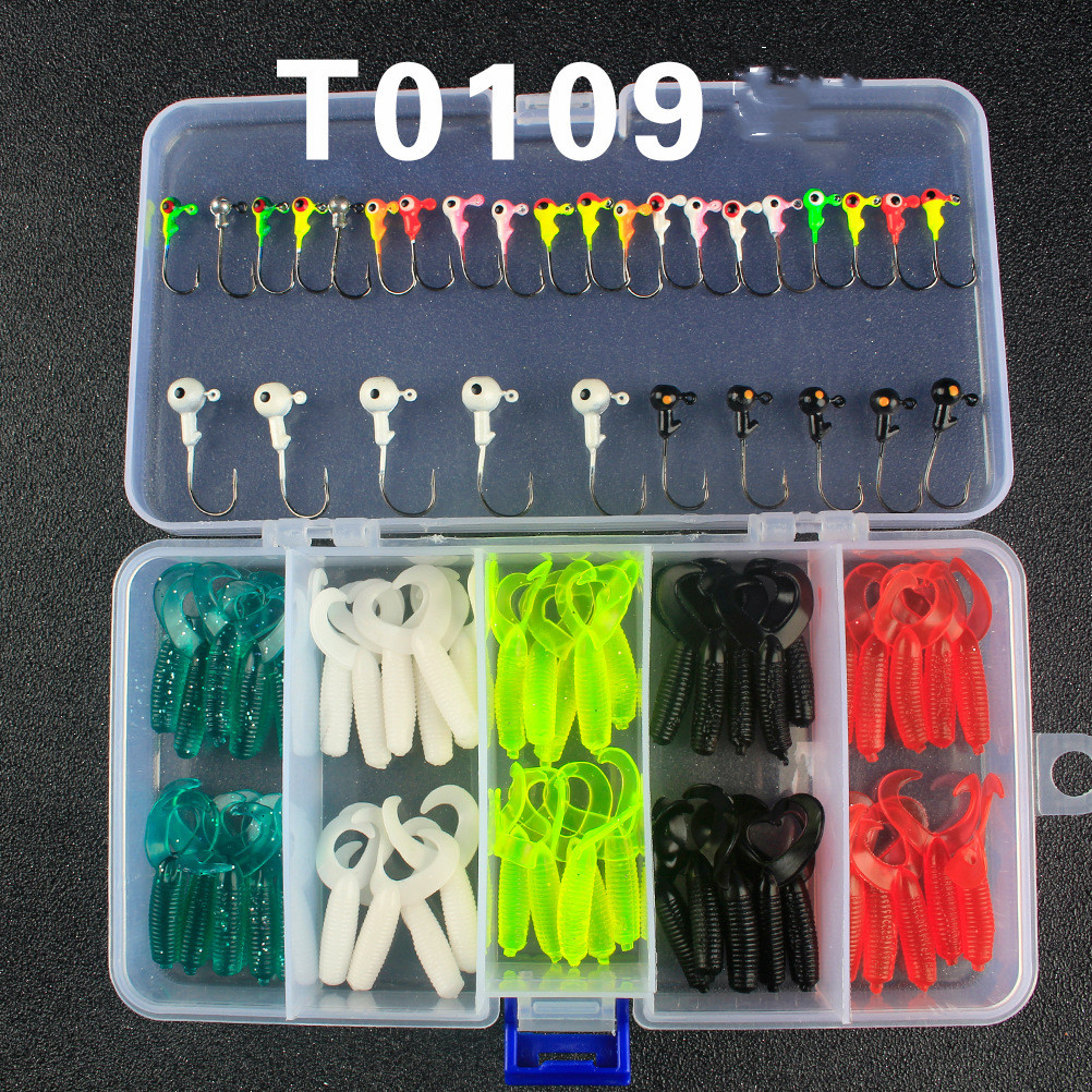 Title 5, Luya Soft Bait Loodhaak Texas Fishing Gear Set ...