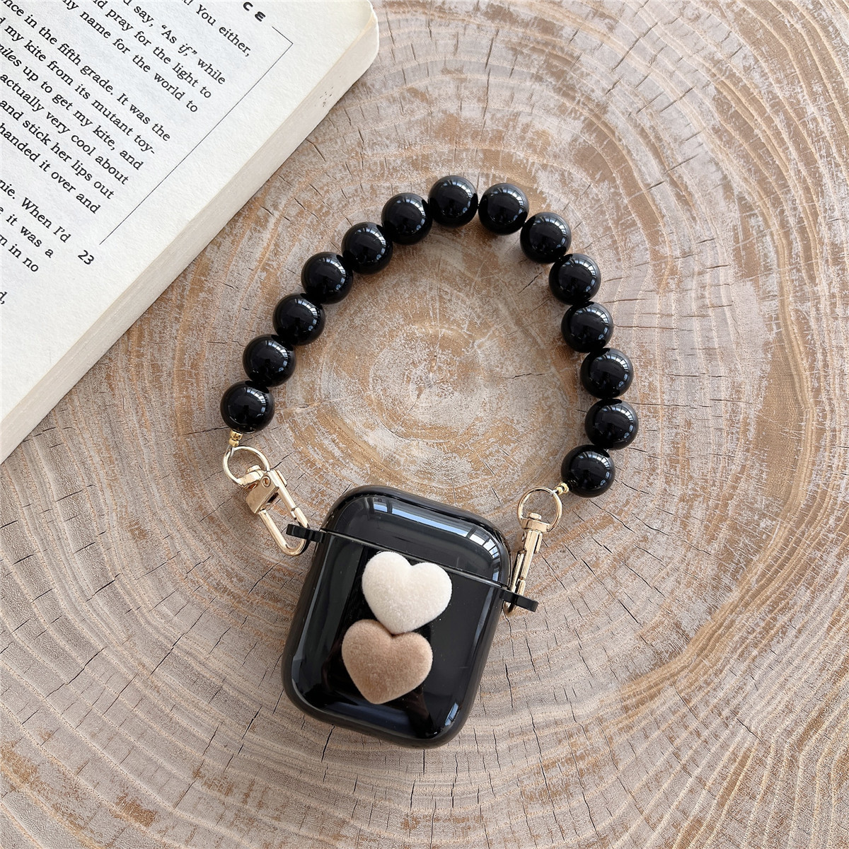 Suitable For Bluetooth Earphone Protective Cover Generation Three-dimensional Love Plush Pro