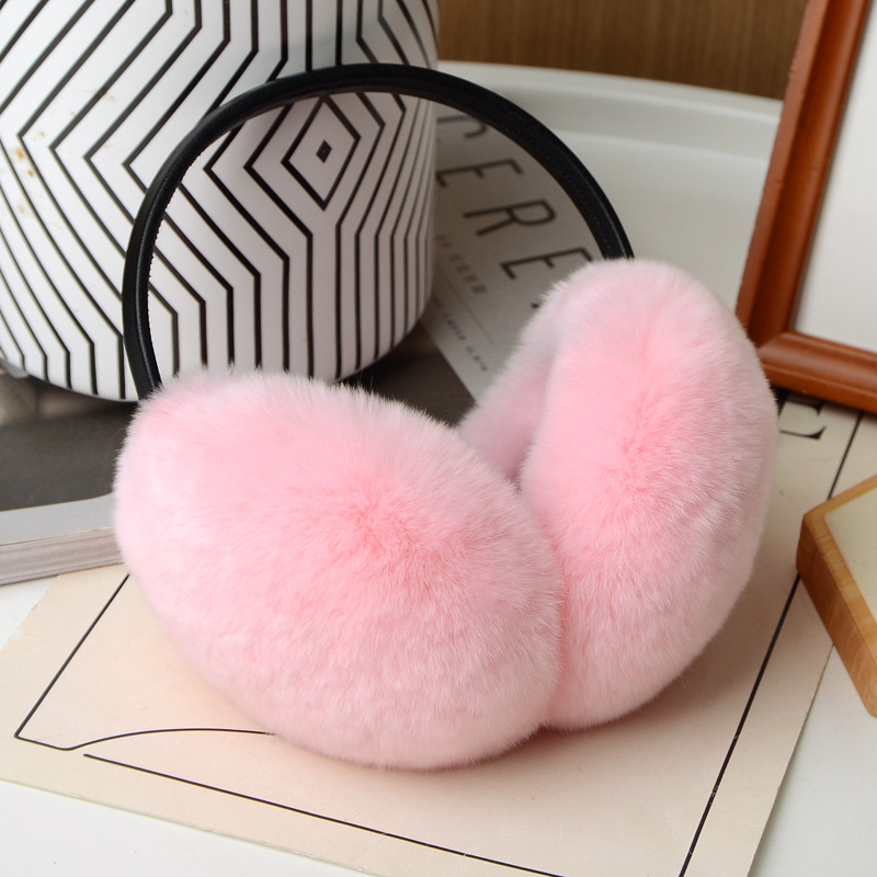 Title 8, Rabbit Fur Earmuffs Women