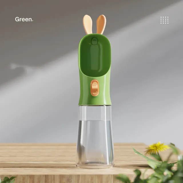 Pet Water Bottle Travel Bottle Pet Cat And Dog Water Bottle Green - Shop at LoveMi