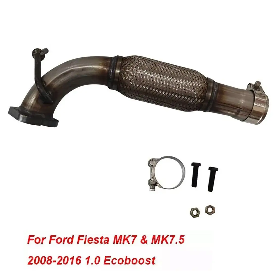 Exhaust Flex Pipe Replacement Kit For 2008-2016 Fiesta 1.0 Ecoboost MK7 & MK7.5