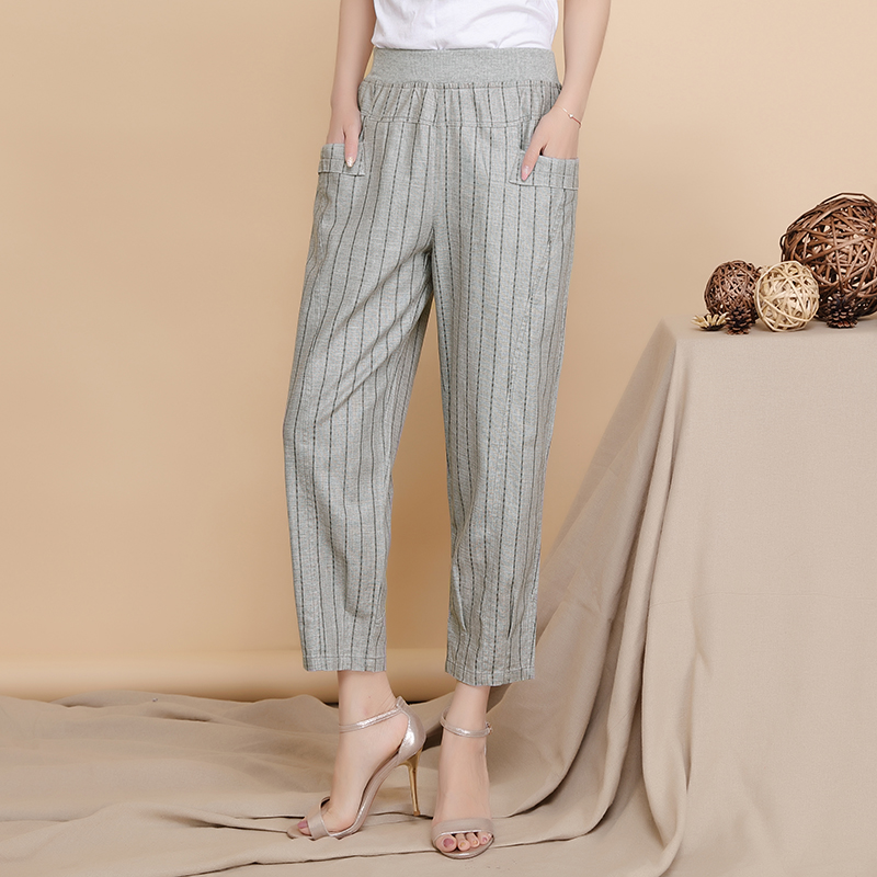 Title 5, Womens linen cropped pants – comfortable and s...