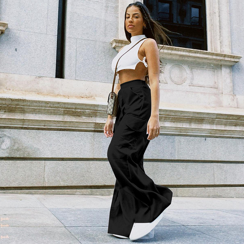 Versatile Casual Spicy Girl Straight Leg Pants For Women