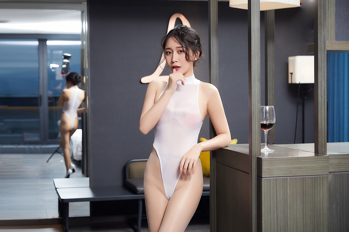 Women's See-through Sleeveless One Piece Bikini