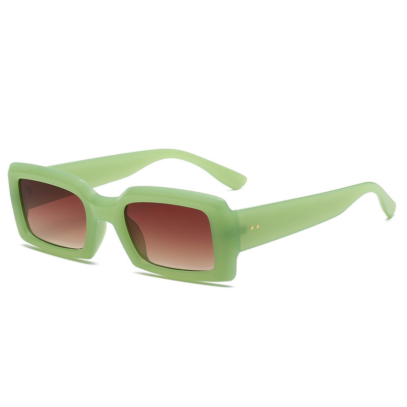 Title 8, Fruit Color Square Casual Sunglasses Street Pho...