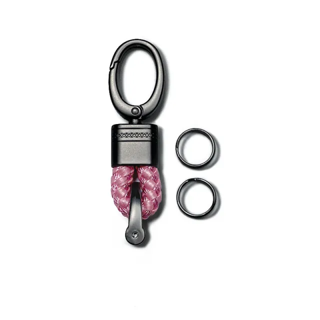 Men's Waist Metal Car Key Chain Ring Pink - Shop at LoveMi
