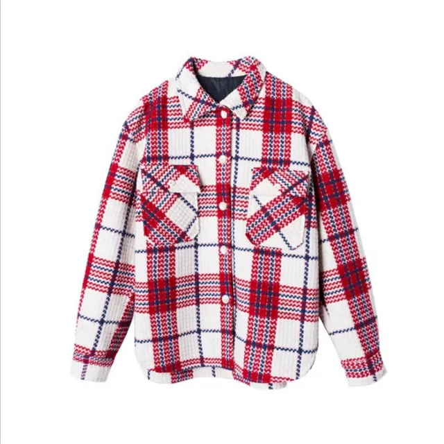 Women's Autumn And Winter Woolen Coat Red - Shop at LoveMi