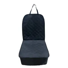 Pet Car Front Seat Cover Protector Waterproof Back Bench Seat Interior Travel Accessories Car Seat Covers Mat With Safety Belt - Black - View 1