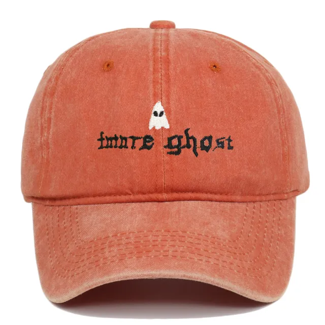 Embroidered Wash Cotton Baseball Hap Orange - Shop at LoveMi