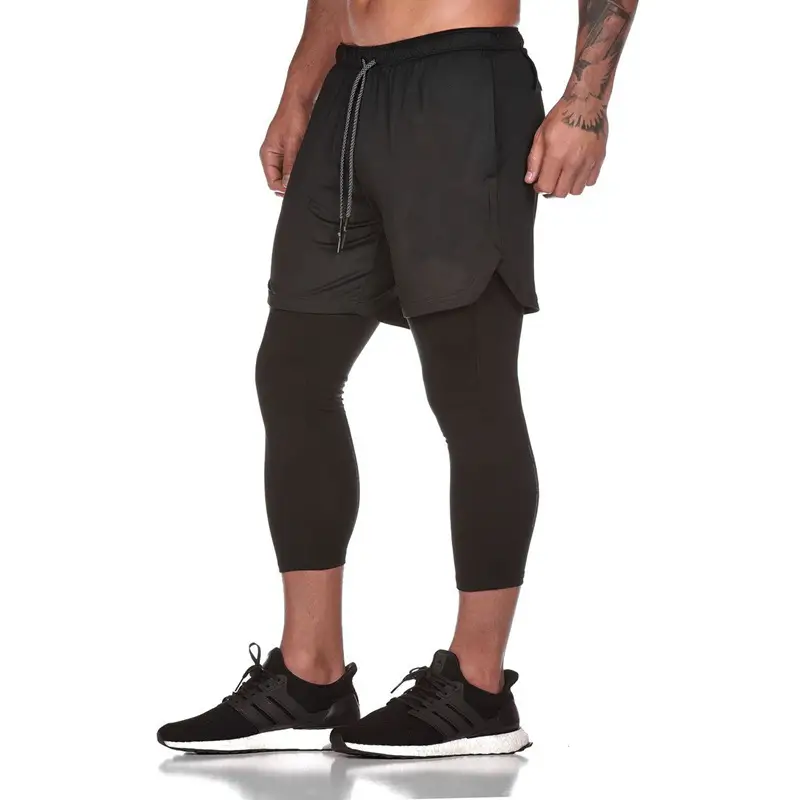 Men's Sports Outdoor Leisure Fitness Quick-drying Nine-point Shorts
