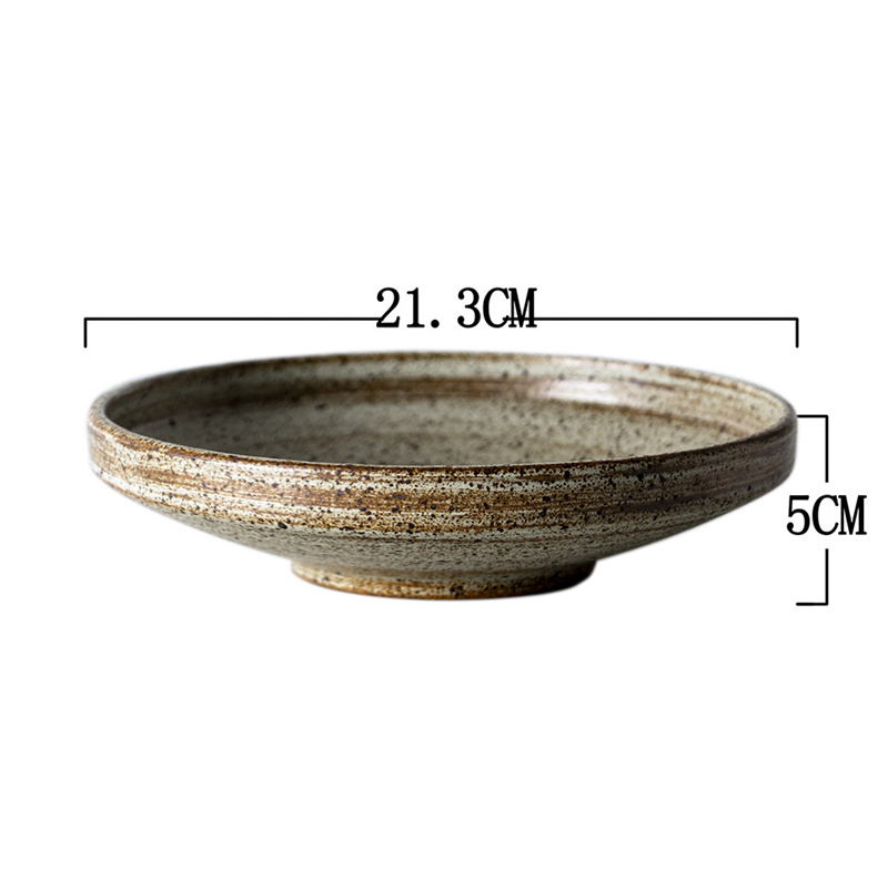 Title 7, Retro Style Fashion Simple Rough Pottery Tableware