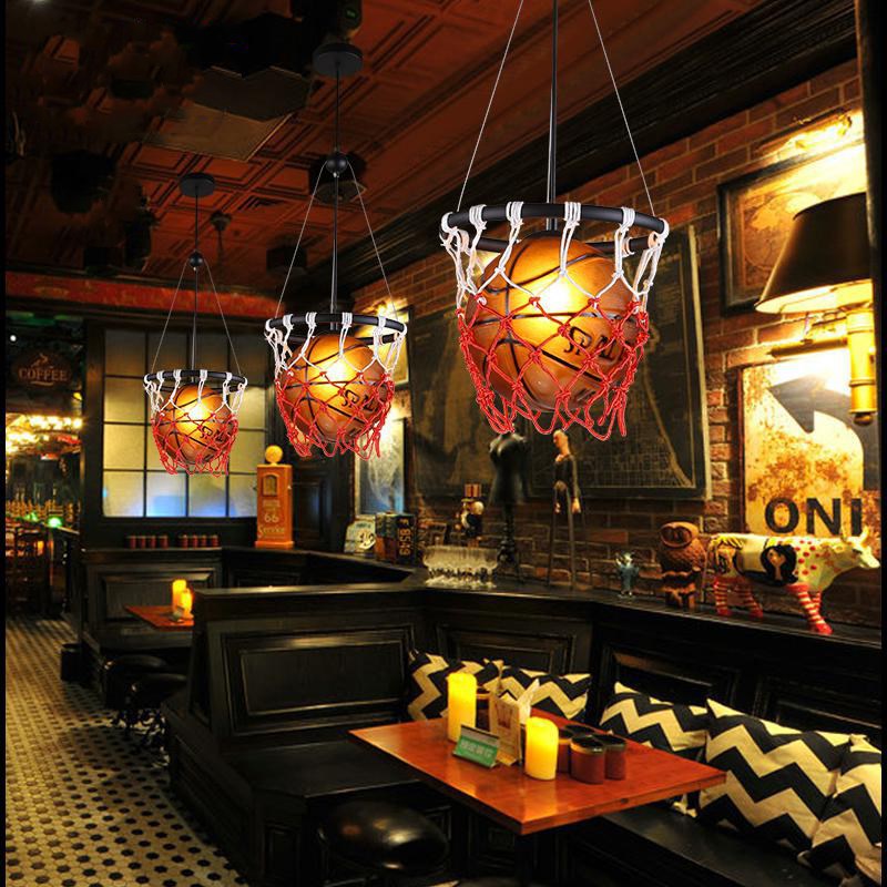 Suspension basket rétro en verre — lampe LED pour bar et salon 2