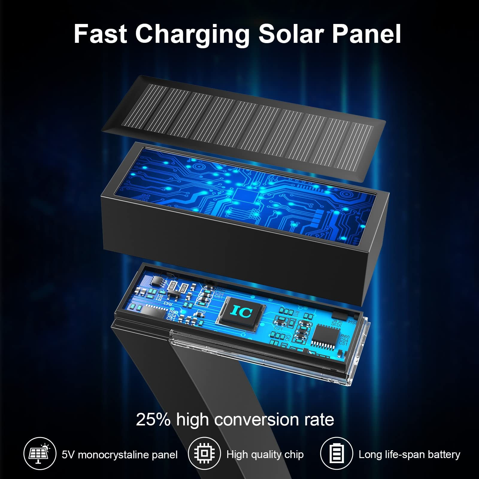 Solar Pathway Lights Outdoor Garden Walkway Landscape Decor Lamp LED Bright — image 8