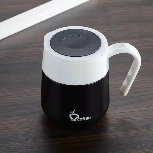 Stainless Steel Double layer Insulation Water Cup Black - Shop at LoveMi