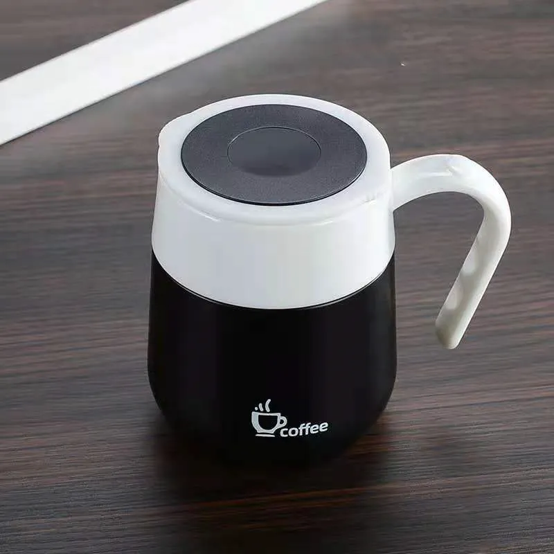 Stainless Steel Double-layer Insulation Water Cup - Black