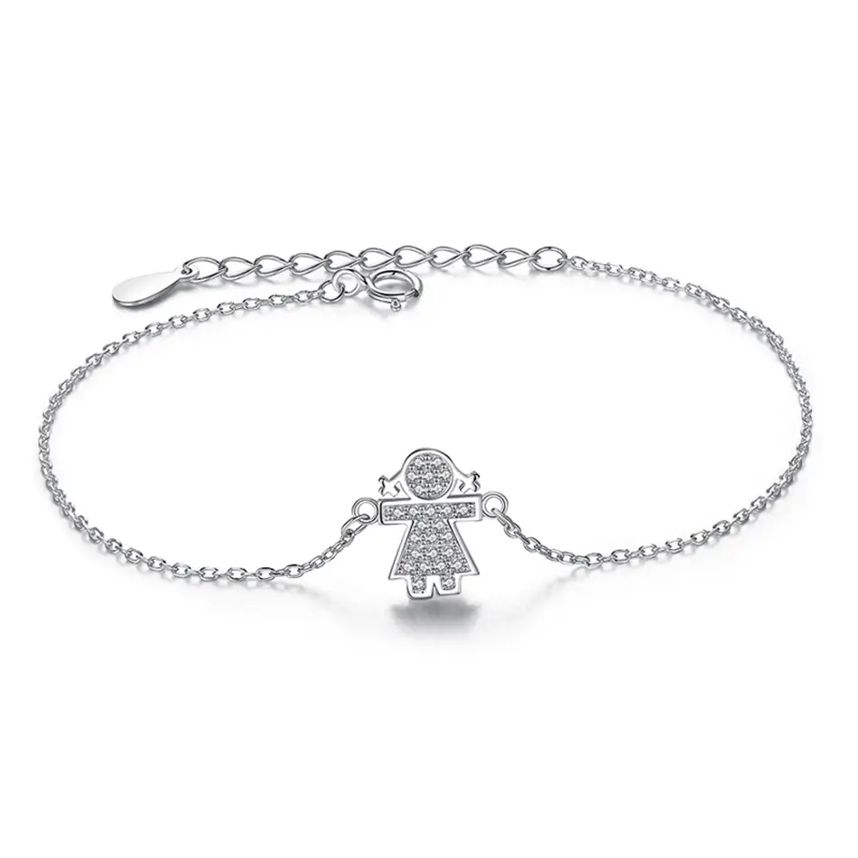 Women's Sterling Silver Classic Circle Bracelet